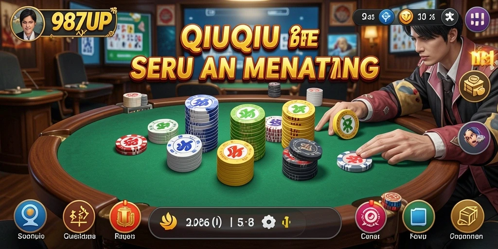 Tampilan gameplay QiuQiu yang menarik di 987UP.