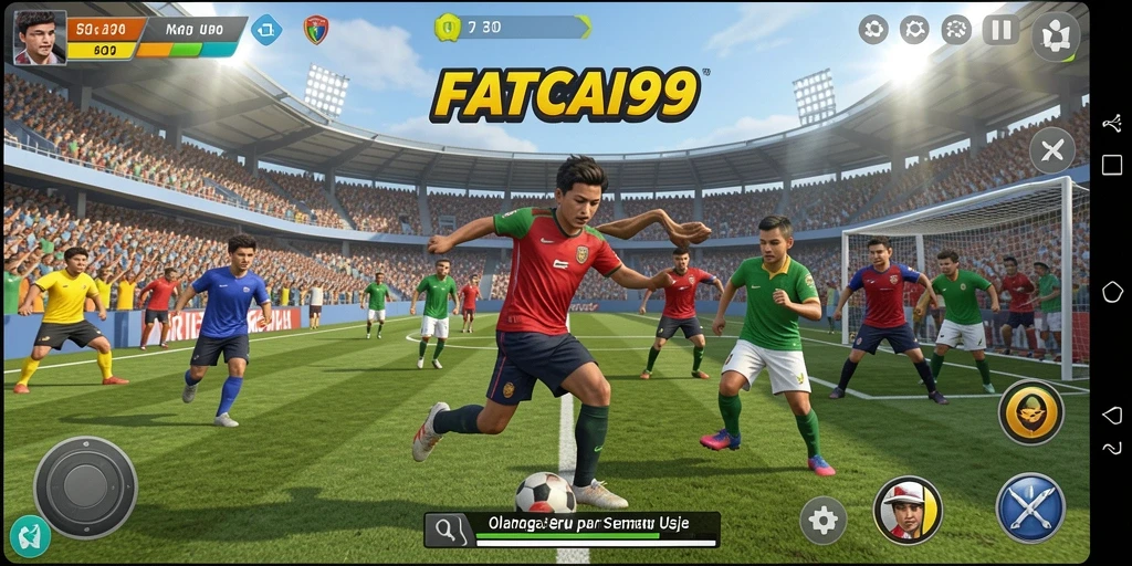 Tampilan gameplay seru di FATCAI99 dengan berbagai olahraga.