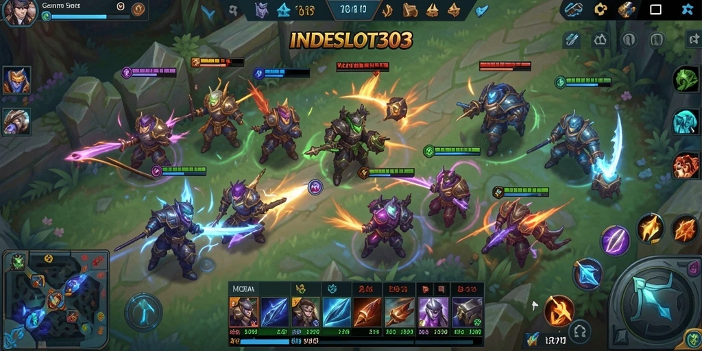 Tampilan gameplay seru dan mendebarkan di INDESLOT303.
