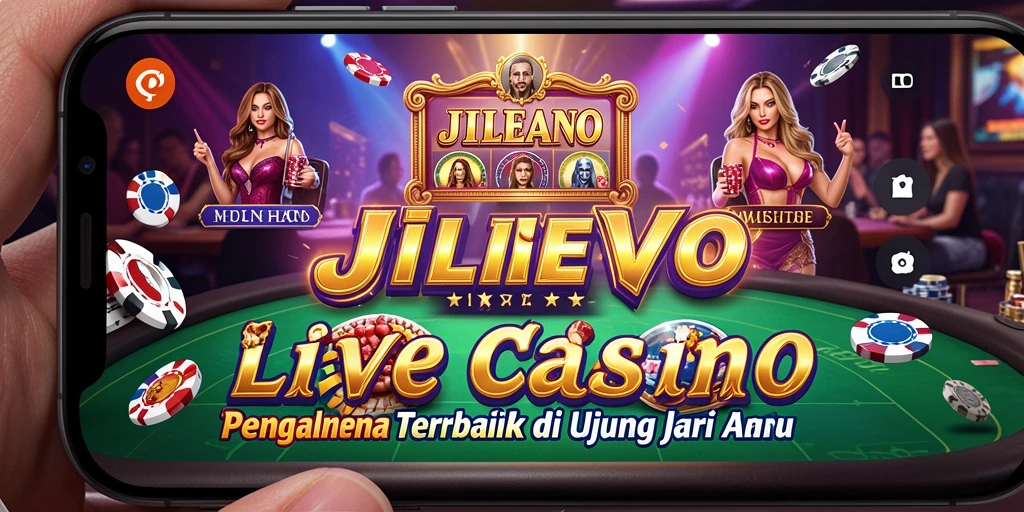Tampilan permainan Live Casino yang mendebarkan di JILIEVO.