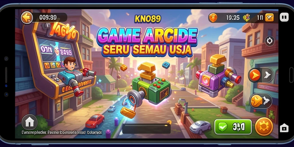Tampilan gameplay seru KNO89 dengan aksi arcade menegangkan.