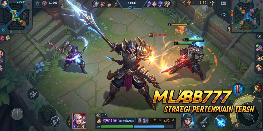 Tampilan menegangkan dari pertempuran strategi dalam MLBB777.